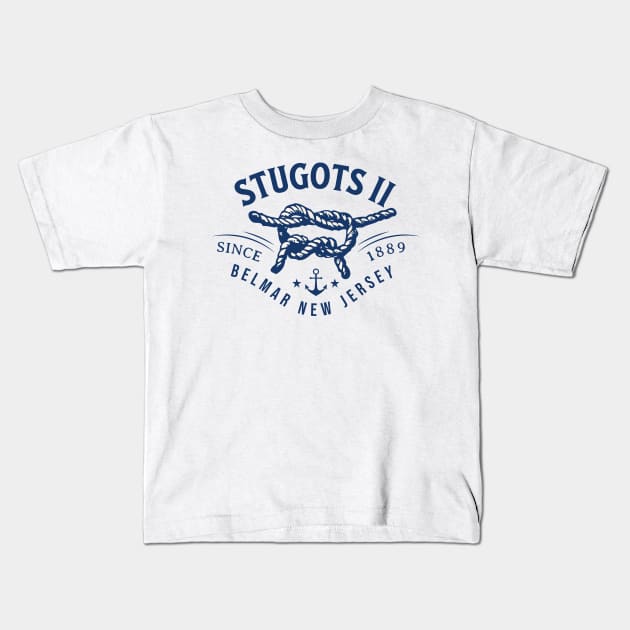 Stugots Belmar New Jersey Boat Kids T-Shirt by GraphixbyGD